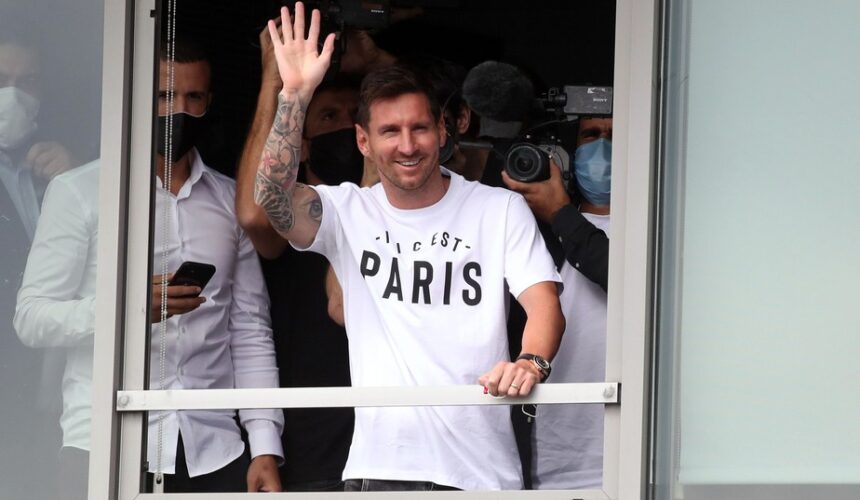 Messi chega ao PSG