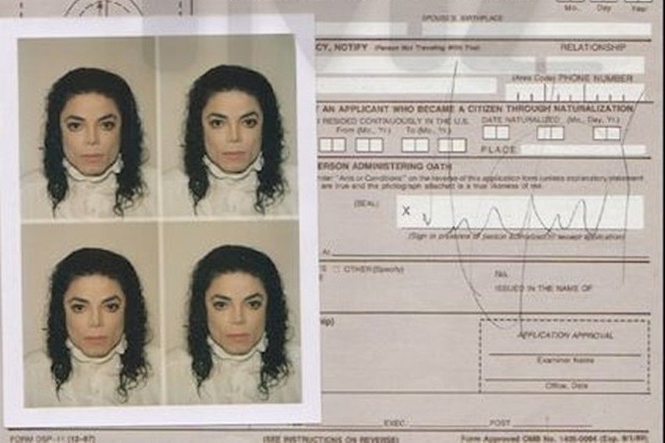 documento raro Michael Jackson