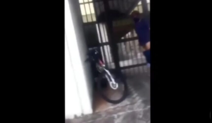 Mulher denuncia ciclista