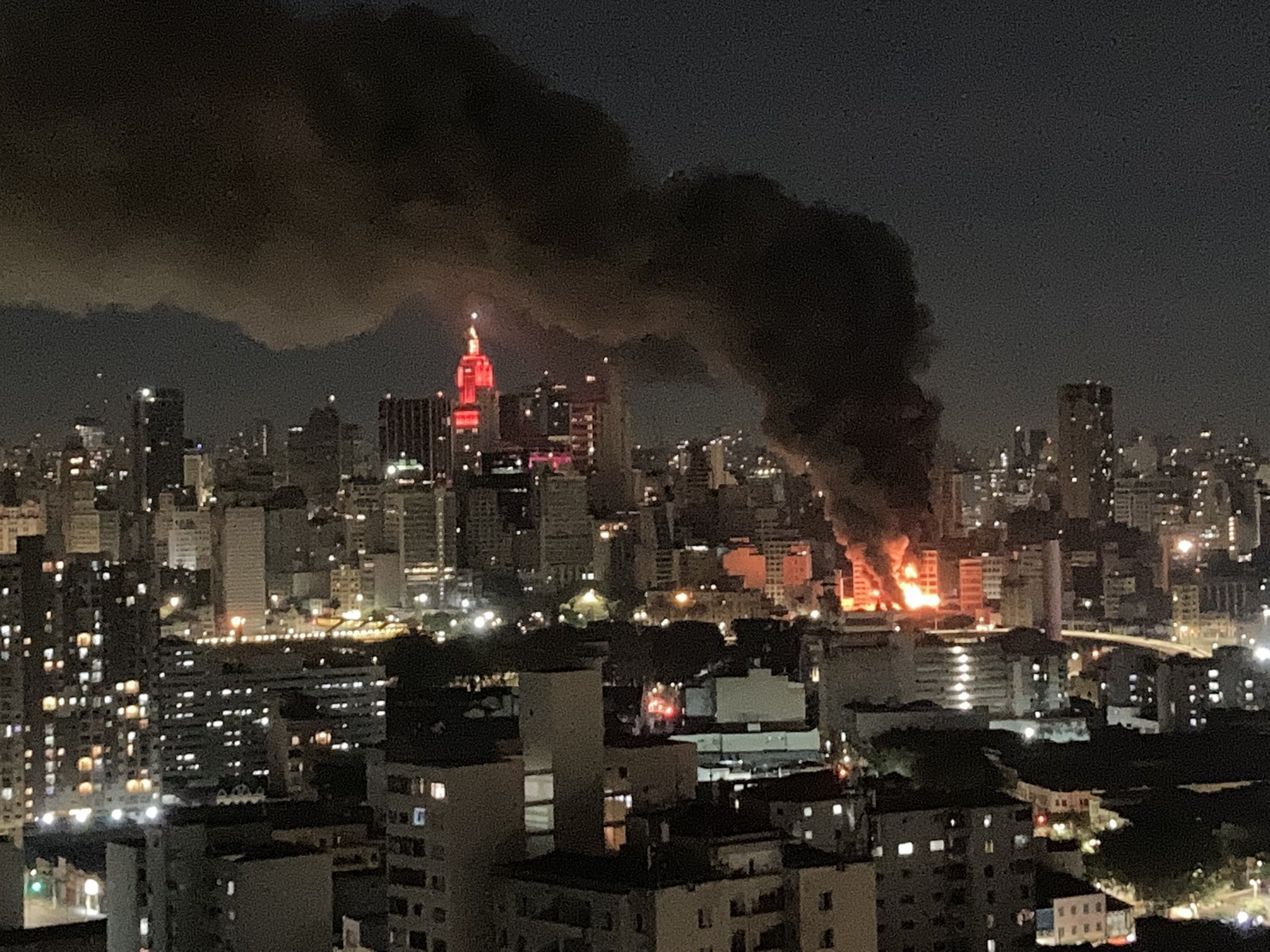 incêndio proporção São Paulo