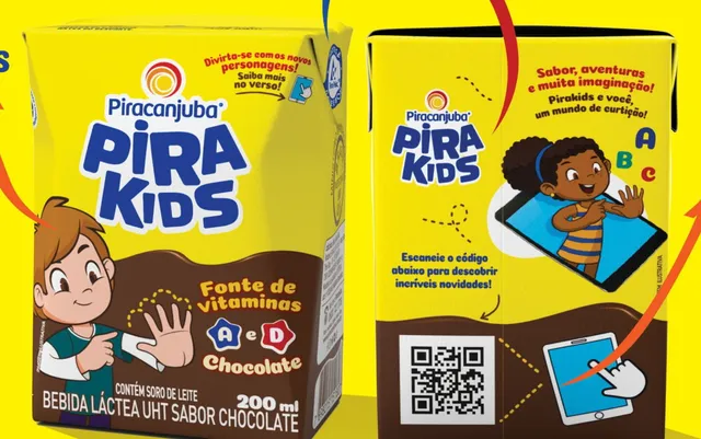 embalagem de achocolatado